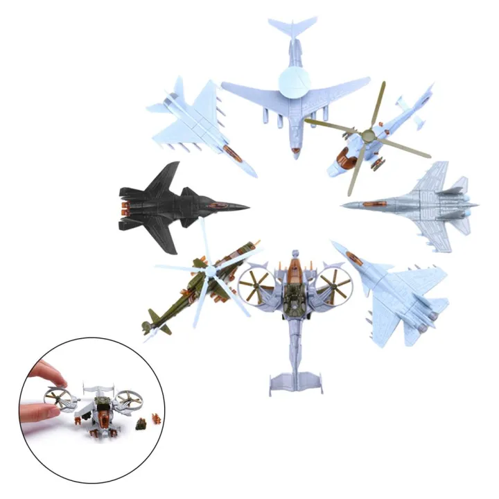 8%20Pieces%20Pack%20Assembly%20Airplane%20Model%20Static%20Airforce%20Fighter%20Air%20Plane%20-%20Image%205