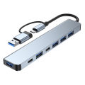 Multiport USB Hub 3.0 Multi USB Splitter 4 USB C Port 3.0 2.0 Ports Adapter Multiport Adapter for PC Laptop Computer Hub. 