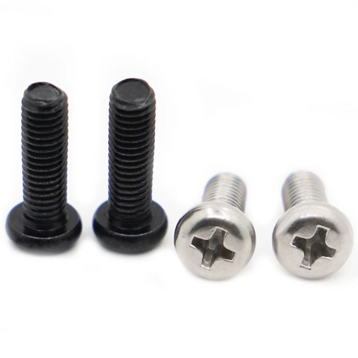 M1 M1.2 M1.4 M1.6 Stainless Steel Phillips Pan Head Screws | Micro Mini Machine Bolts, A2-70