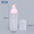50ml Plastic Foam Pump Bottle Refillable Empty Cosmetic Container Cleanser Soap Shampoo Foaming Bottles. 