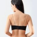Women Premium Silicone Clear Invisible Bra Strap / Practical Non-Slip Adjustable Bra Shoulder Belt / Frosted Wide Soft Transparent Shoulder Straps. 
