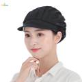Chef Hat Mesh Food Service Baker Cap Waiter Cap for Commercial Multipurpose Black Half Mesh. 