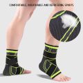Pressurized Support Ankle Foot Guard, Ankle Support with Adjustable Strap for Weak Ankles, Sleeve Socks for Ligament Damage, Sprained Ankle. 