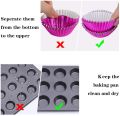 250PCS Cupcake Liner - Standard Size 2 Inches Muffin Liners - 10 Colors Baking Cups for Weddings, Birthdays, Baby Showers, Party. 