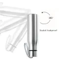 500ml/750ml/1000ml Sport Water Bottle Single-layer Rugged Water Cup Travel Camping Sports Drink Bottles Drinkware Stainless Steel. 