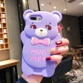 Cartoon bear silicone soft phone case for iPhone 13 12 11 pro Max mini xsmax XR x 7 8 plus 13pro 12pro iPone 13Promax case cover. 