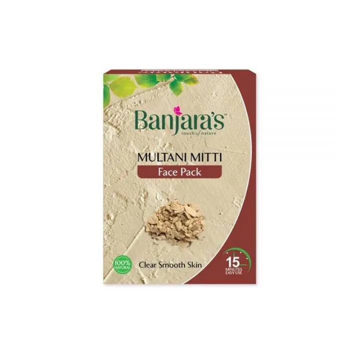 Banjara's%20Multani%20Mitti%20Face%20Pack%20Powder%20100gms%20(5*20gms)%20-%20Image%203