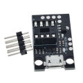 ATTINY Pluggable Development Board For Arduino ATtiny13A / ATtiny25 / ATtiny45 / ATtiny85 Programming Editor Micro USB Power Connector.  Ardutech. 
