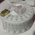 White Muslim Prayer Cap (Thoppi) for men, Best for School and Students Al-Faruque Bangladesh. 