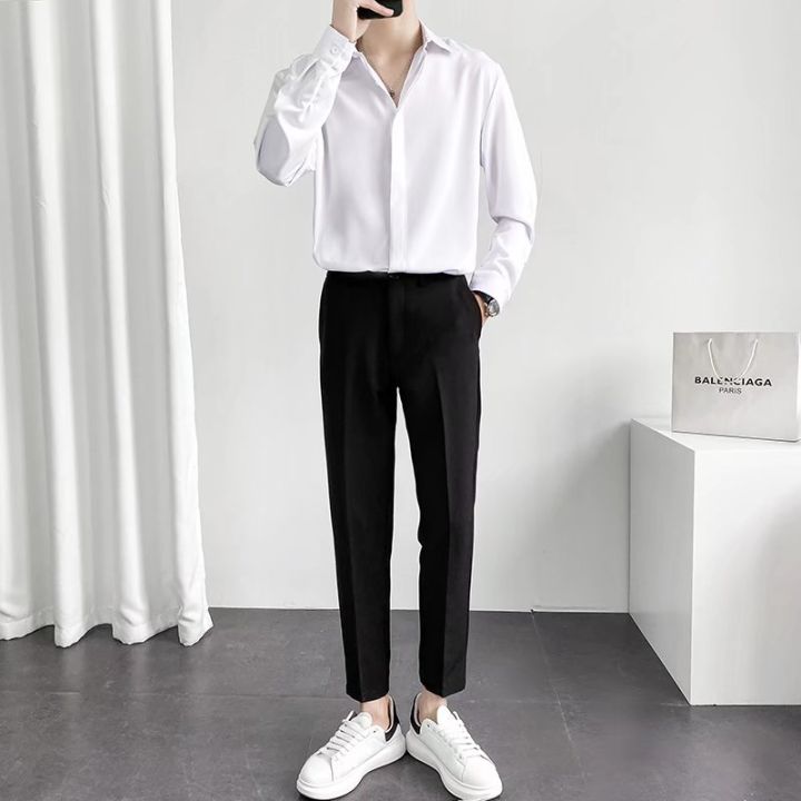 New Spring and Summer Men's Lightly Mature Suit Casual Suit