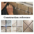 【Miga Plaza】100pcs Tile Spacer Cross Plastic Tiling Ceramic Tilers Plumbers Reuseable Cross Clips Tile Leveling System Tile Locator Gap Tool. 
