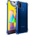 Samsung Galaxy M31 Transparent Shock Proof Case Clear TPU Back Cover. 