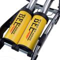 Aluminum Twin Foot Pump High Pressure Floor Air Foot Pump for Cycle, Bike, Car, Football etc. 