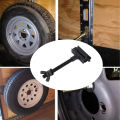 Enclosed Trailer Tire Mount Rustproof E Track Spare Tire Holder for Shelves and Walls. 