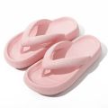 【Miga Plaza】Oeak Summer Women EVA Flip-flops Sandals Slippers Soft Thick Sole Slippers Home Bathroom Couples Non-slip Bath Slippers. 