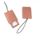 Portable Luggage Tag Travel Accessories PU Leather Suitcase Identifier Name Address Tags Conbo. 