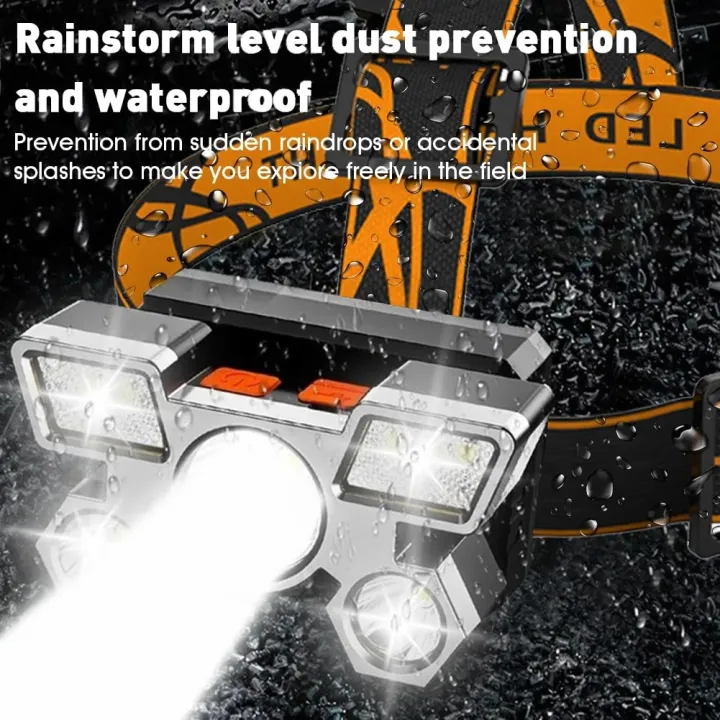 Fast%20Shipping%20Multifunctional%20Waterproof%20Powerful%205%20LED%20Headlamp%2018650/800%20MAh%20&%2014500/400%20MAh%20USB%20Rechargeable%20Headlight%20Head%20Torch%20-%20Image%207