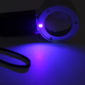 30X Magnifying Glass, Handheld Magnifier 3 LEDs 1 UV Ergonomic Handle for Book Reading. 