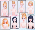 【Fanco Toy store】Moveable Joints Doll Body Solid Cake Baking Princess Naked Body For Dolls With Head Female Figure. 