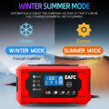 Large Screen Car Battery Charger 6A 12V Car and Motorcycle Battery Charging Device Lead-acid Battery Smart Repair LCD Display. 