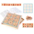 【DIV MALL】Wood Sudoku Puzzle Parent-Child Game Math Educational Toy Wood Toys Childhood Education Preschool Training. 