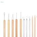 14x Clay Tools DIY Art Crafts Modeling Cutting Ceramics Clay Sculpting Tools. 
