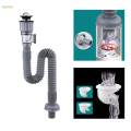 Bathroom Sink Drain Set Universal Drainage Pipe for Kitchen Sink Basin Hotel. 