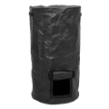 Collapsible Garden Yard Compost Bag with Lid Fertilizer Waste Sacks Composter Ferment Manure Waste Collector Durable Easy Install Easy to Use. 