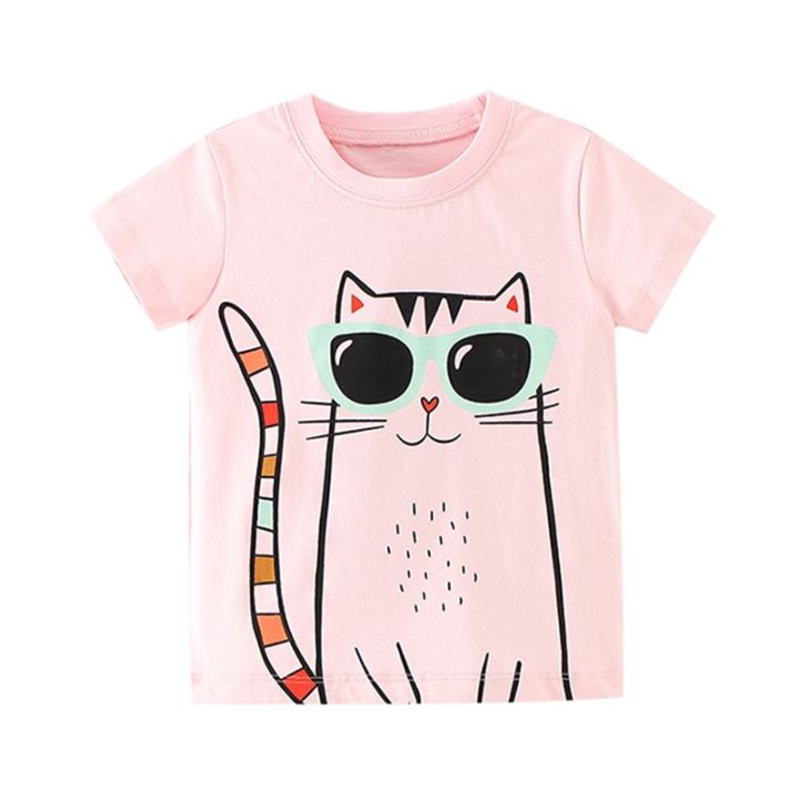Kids%20T-Shirt%202-8%20Years%20Baby%20Girl%20Cotton%20T-shirts%20Cartoon%20Pattern%20Cute%20For%20Girls%20Children%20Summer%20Short%20Sleeve%20Infant%20Clothing%20-%20Image%203