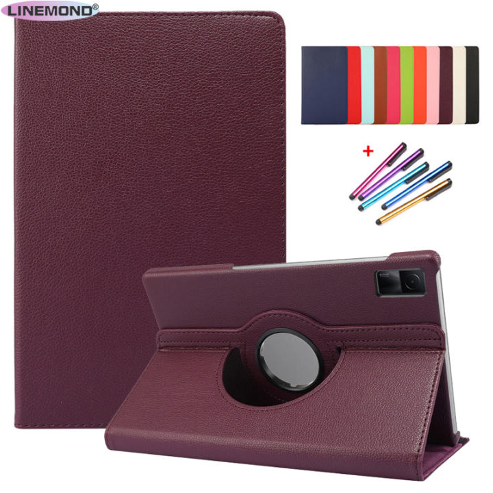 Stand case For Redmi Pad SE Case 11 inch 360 Rotating Leather Stand Hard Protective Cover For Coque Xiaomi Redmi Pad Se 2023 Case 11 inch