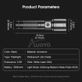 Auoyo Flashlight Outdoor Flashlight LED Powerful Flashlight Torch Light Telescopic Focus Flashlight Strong Light Rechargeable Zoom Outdoor 5 Light Modes Strong Bright Portable Hiking Hunting Camping Flashlight. 