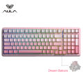 Aula F99 Gaming Mechanical Keyboard Three Mode 2.4g Wireless Bluetooth Wired Hot Swap PBT Gasket RGB For PC Laptop Gamer 99 Keys. 