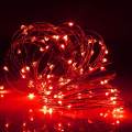 2Pcs Furniture 10m 100 LED USB USB Copper Wire LED String Fairy Light Strip RGB Color 180 degree. 