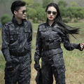 Outdoor Special Forces Uniform Fan Suit Men and Women Black Python PatternCSTraining Suit Wear-Resistant Work Clothes. 