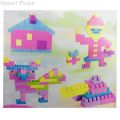 60/110 Pcs Happy Family Building Blocks Set with Pink Bag for Girls. 