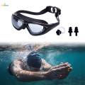 Swimming Goggles Swimming Glasses Anti Fog No Leaking Adjustable Band with Nose Clip and Earplugs Swim Goggles Swim Eyewear for Unisex Adult. 