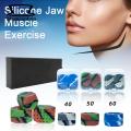 Food Grade Jaw Trainer 1 Pair Jawline Exerciser 2pcs Men Women 3 Resistance Levels Silicone Trainer Powerful Beginner Tablets Professional Masseter Muscle Jawline Exerciser. 