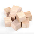 Wooden Blocks Craft Natural Square Wood Cubes for DIY Crafts Handmade Woodcrafts Kids Home Decor. 