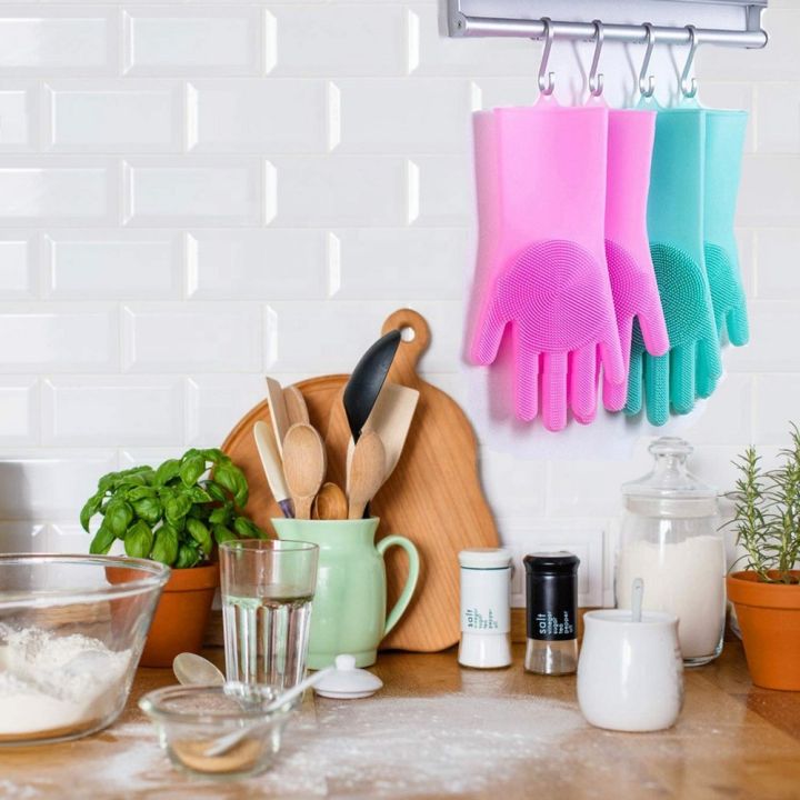 Reusable%20Heat%20Gloves%20Glove%20Scrubber%20Resistant%20Household%20Cooking%20Dish%20Kitchen%20Washing%20Cleaning%20Tool%20Silicone%201Pair%20-%20Image%207