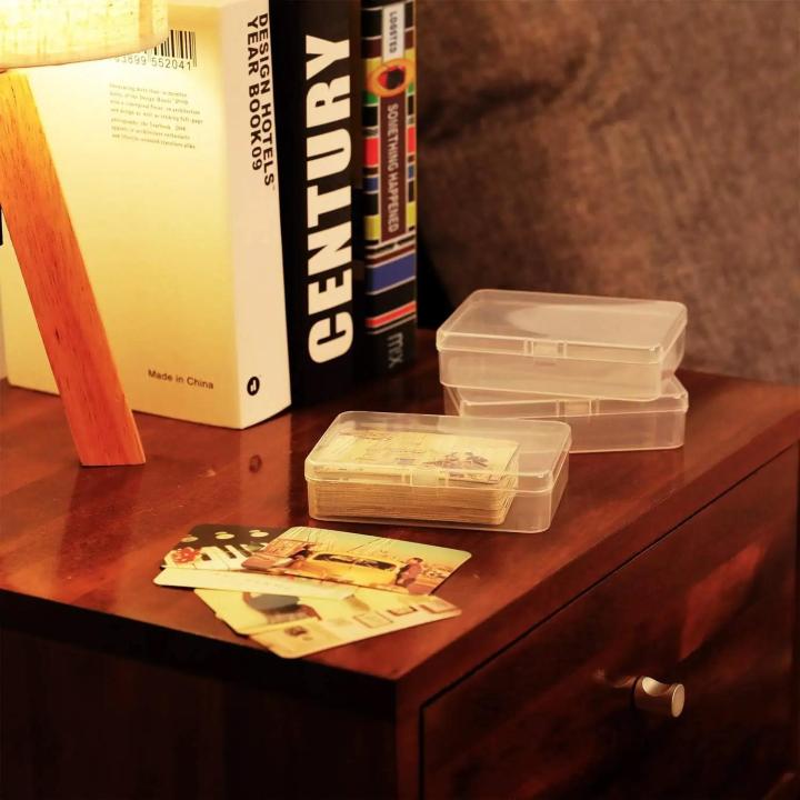 5pcs%20Small%20Plastic%20Containers%20with%20Hinged%20Lids%20Rectangle%20Clear%20Storage%20Boxes%20for%20Card%20Crafts%20Learning%20Supplies%20Screws%20Battery%20-%20Image%202