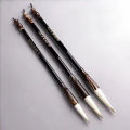 【Parchment & Lace】6pcs L/S/M Wooden Calligraphy Brush Pen Set Chinese Calligraphy Painting Brush Pen Wool Weasel Hair Regular Script Writing Brush. 