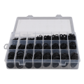 1200pcs O Ring Sealing Washer Black Rubber O-Ring Plumbing Gasket Oil Resistant High Temperature Kit. 