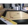 Scan iron wood (palu) 15mm carrom board. 