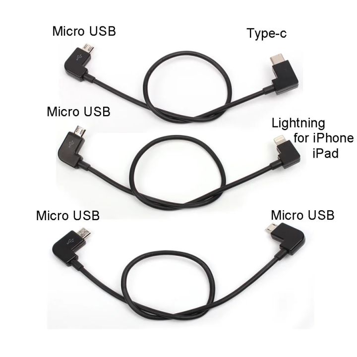 Data%20Cable%20OTG%20Remote%20Controller%20to%20Phone%20Tablet%20Connector%20Micro%20USB%20Type%20C%20IOS%20Extend%20for%20DJI%20Mavic%20Mini/MINI%20SE/Pro/Mavic%202%20-%20Image%202