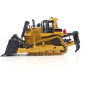 Kidlove 1:50 Crawler Bulldozer Model, High Simulation Alloy Heavy Duty Diecast Engineering Track Car For Boys, Children. 