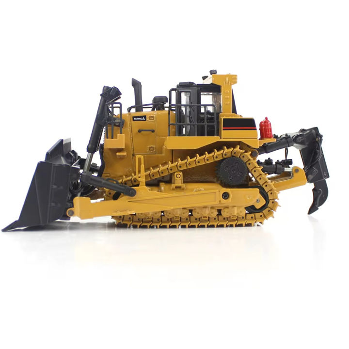 Kidlove 1:50 Crawler Bulldozer Model, High Simulation Alloy Heavy Duty Diecast Engineering Track Car For Boys, Children