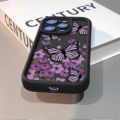 NEW Shockproof Back Case us Pro XR Xs2 11 X4 13 16 15 1 Art Purple Butterfly Phone Case for iPhone 16E 1 SE 2 8 7 Pl Max Silicone. 