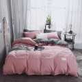 4Pcs/Set Duvet Cover & Bed Sheet & 2Pcs Pillowcase Bedding Sets Bedclothes Home Bedroom Supplies (size 3). 