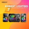 SonicGear Titan 3 BTMI Bluetooth Portable Music Synchronized Light Display Speaker. 
