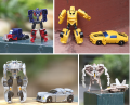 Children Toys Mini Transformation Robot Kit Toys Optimus Prime Bumblebee Models 2 in 1 Deformed Car Toy Robots Toys For Kids Gift. 